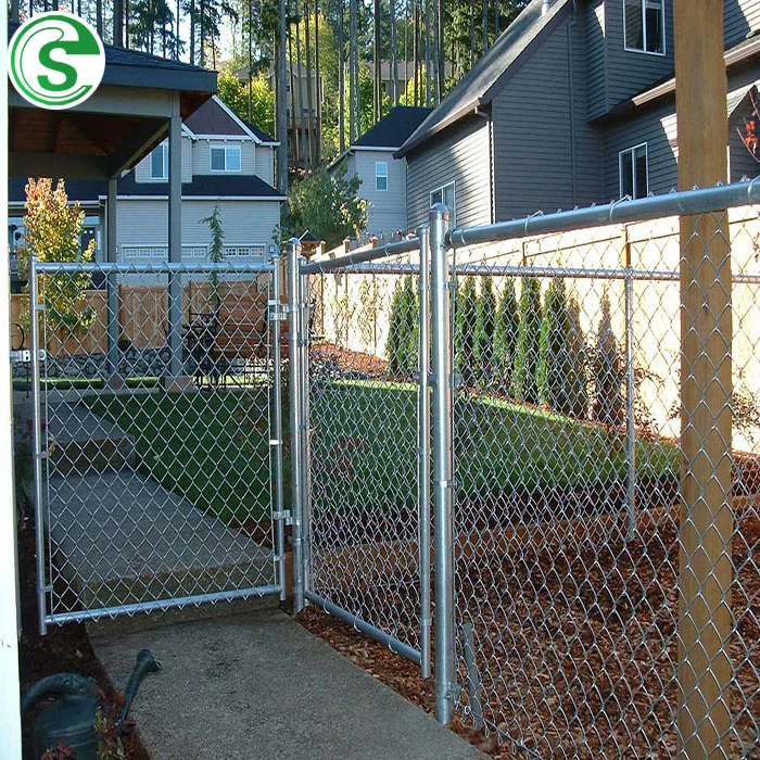 Europe Popular Galvanized Metal Garden Swing Fence Gate