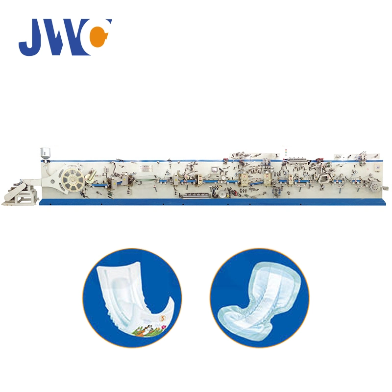 Jwc 2022 Transparent Film for Machine Price Baby Diaper Production Line