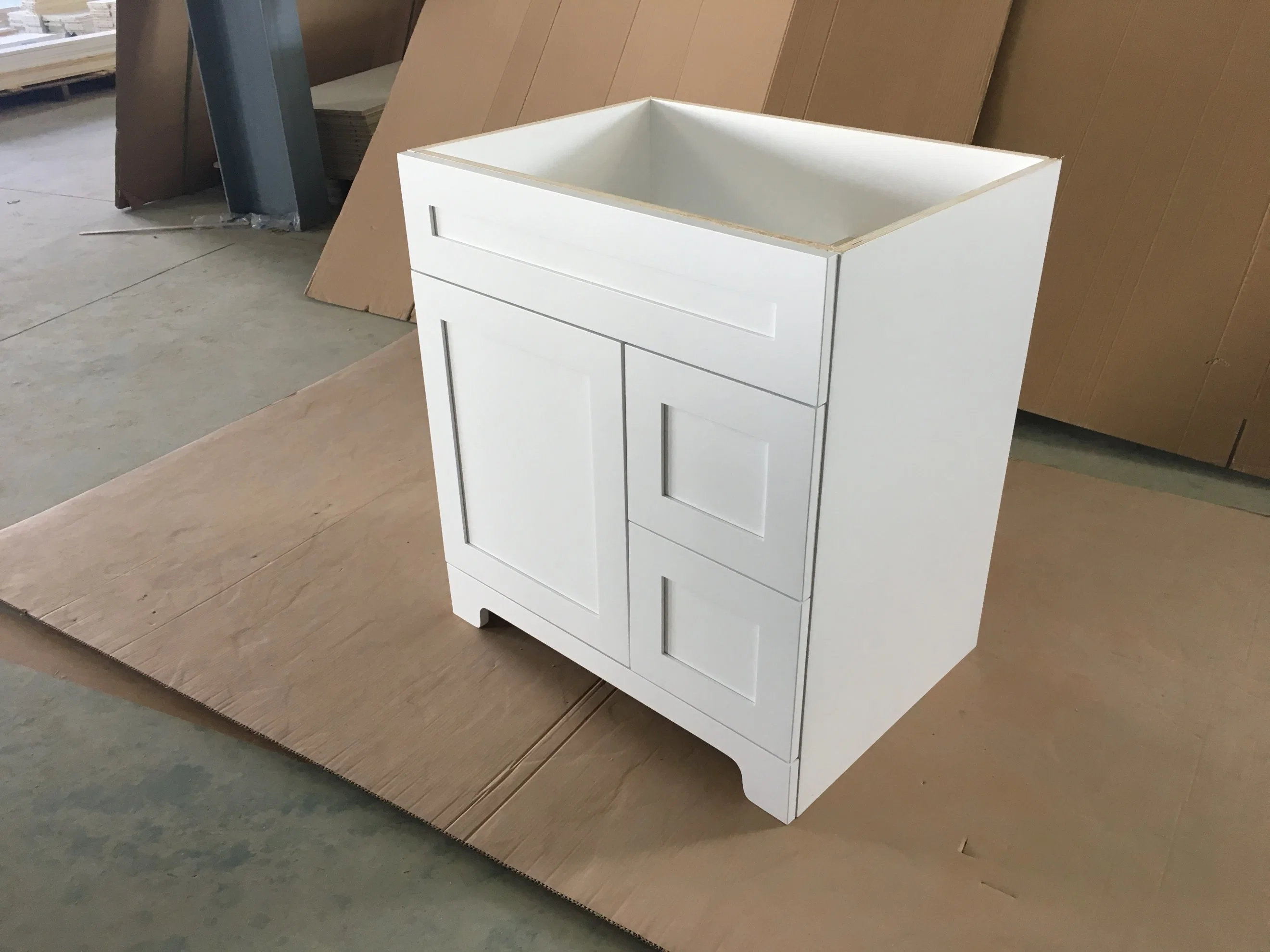 Modern Solid Wood Bathroom Cabinet/Bathroom Vanity/Bathroom Furniture From Chinese Factory