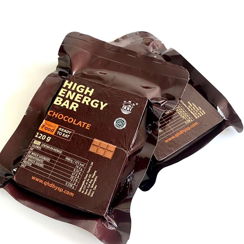 High Energy Bar Chocolate Cookies Military Biscuits Emergency Food Sample Customization