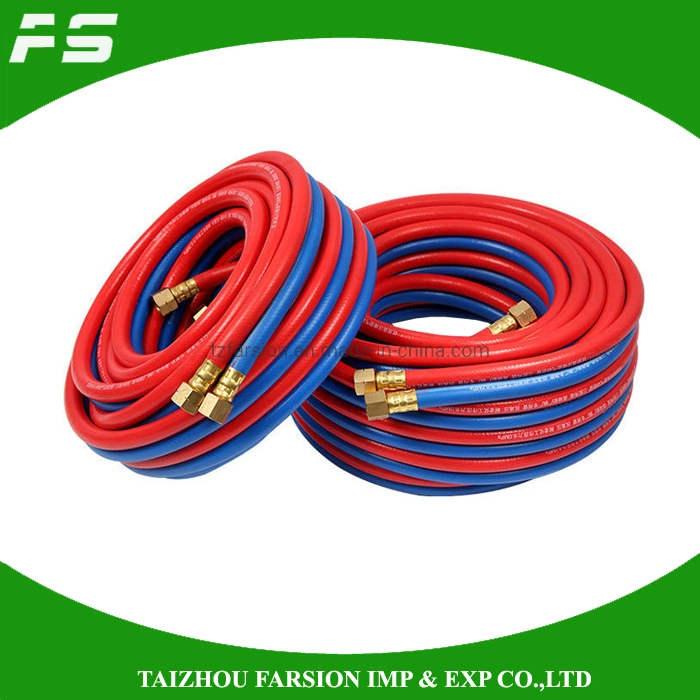 1/2" Standard Soft Smooth Surface PVC Flexible Twin Line Welding Oxygen Acetylene Hose