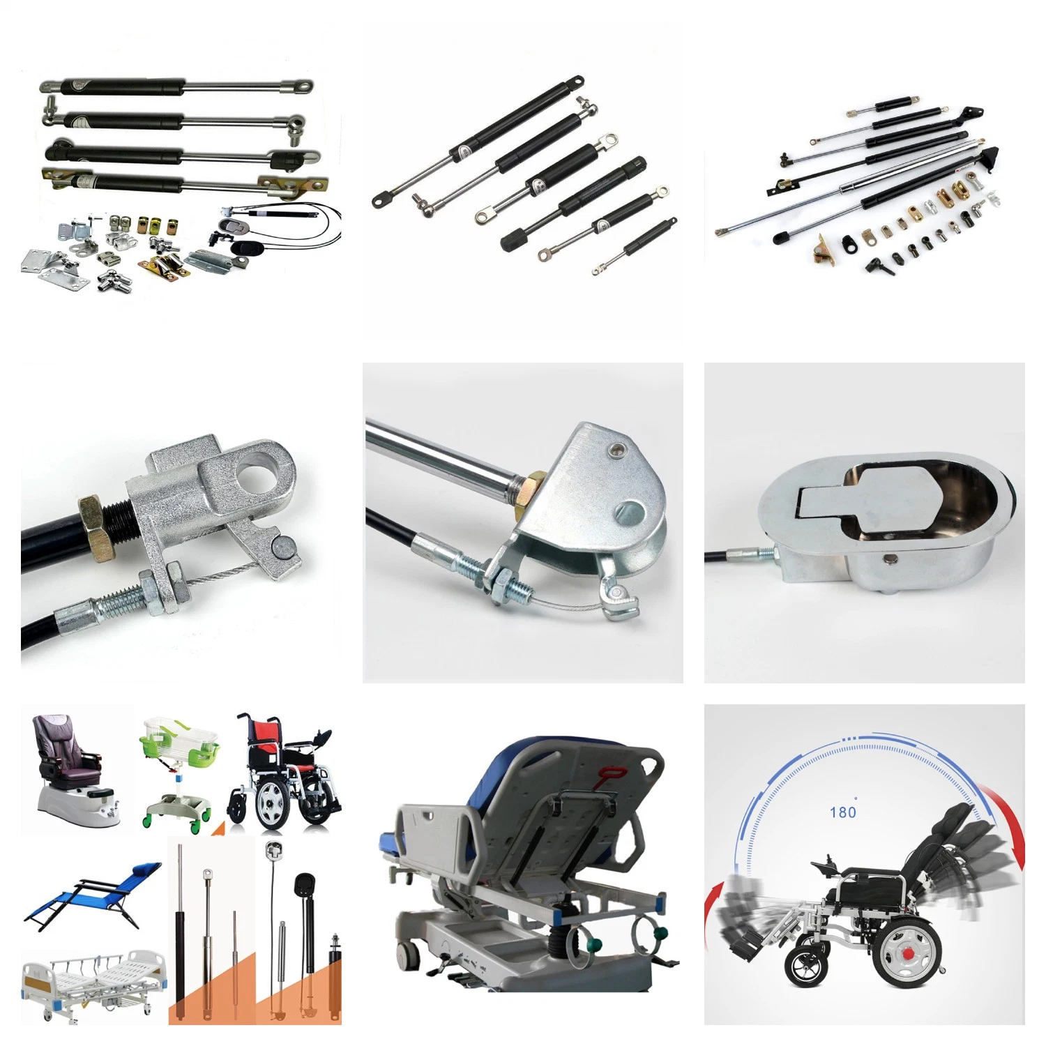 Customizable Gas Spring Accessories, Hardware, Steel, Industrial, Non-Standard Specifications