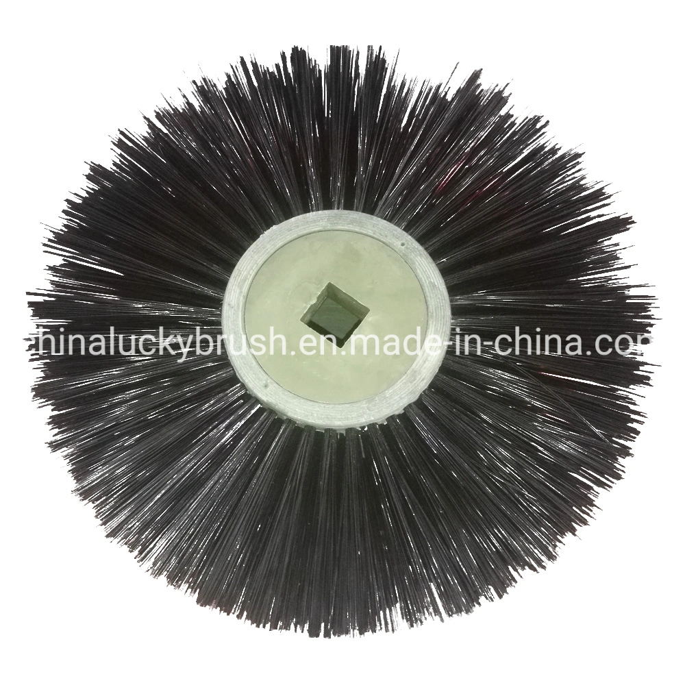 PP and Steel Mixture Sanitation Road Cleaning Brush (YY-157)