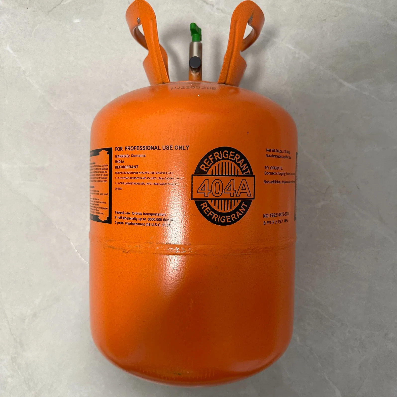 New Refrigerant Gas CE Refilling Cylinder R404A R410A R134A R407r507 R32