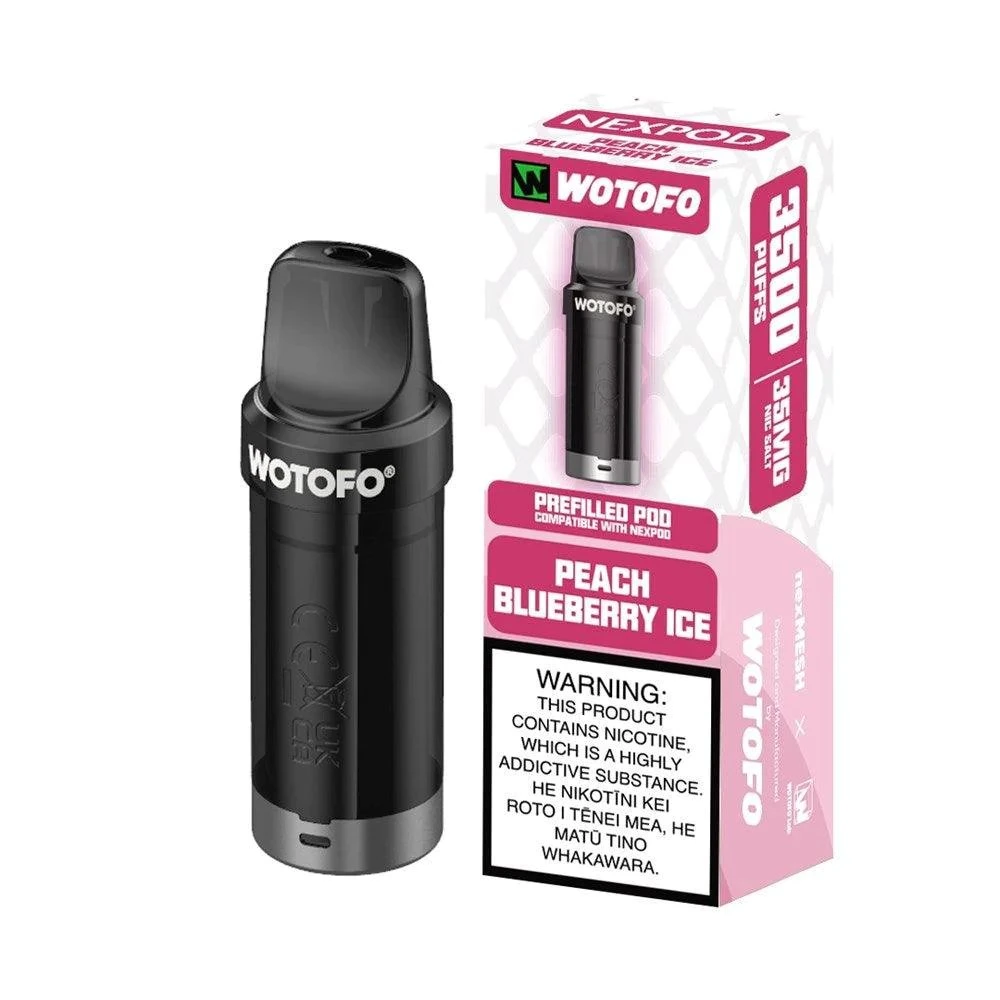 Wotofo Nexpod 3500 Puffs Mesh Coil atomizador Vape Coice Vapé Vapice Vapizer Cartucho para cápsulas descartáveis para fumos