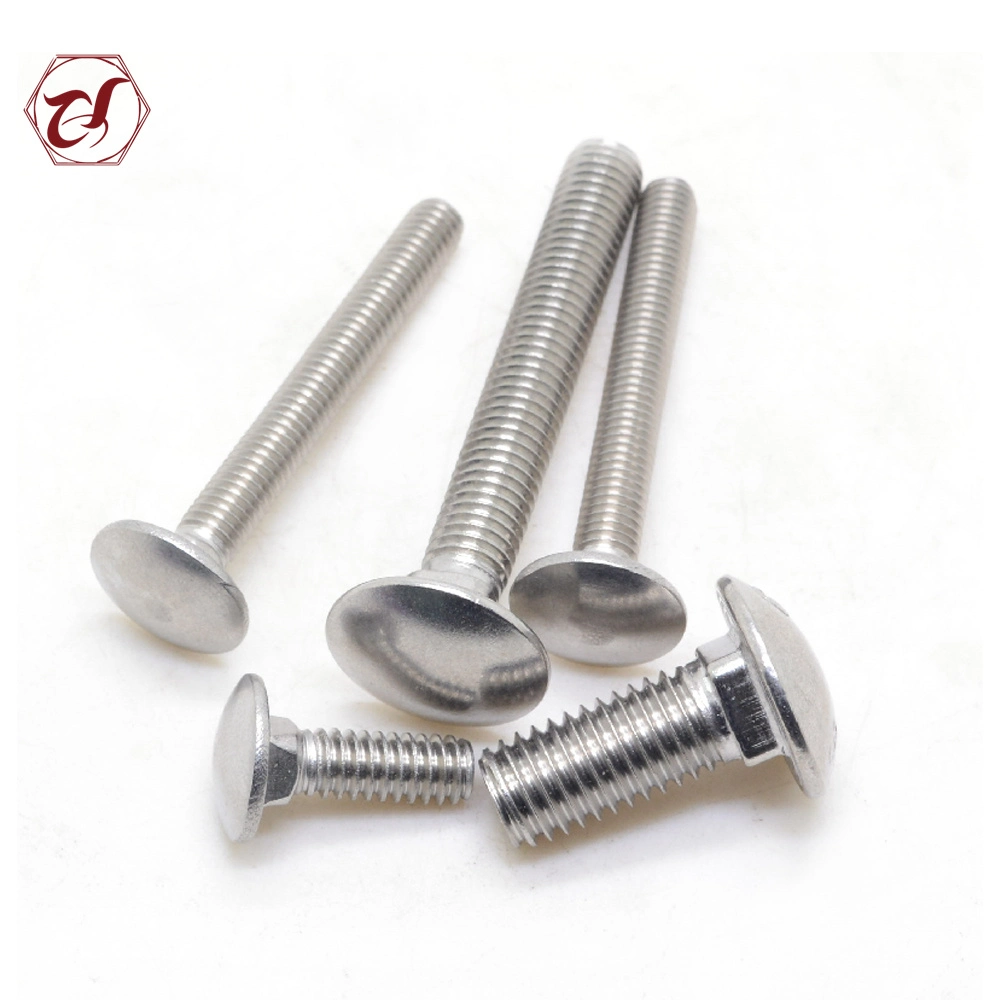 Parafusos sextavados A2/A4 em aço inoxidável hexagonais Inox AISI 304/316 Parafusos de cabeça