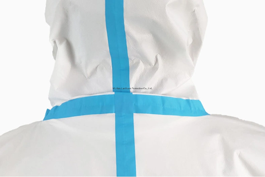 Safety Nonwoven Type 5 6 Disposable Clothing Coverall