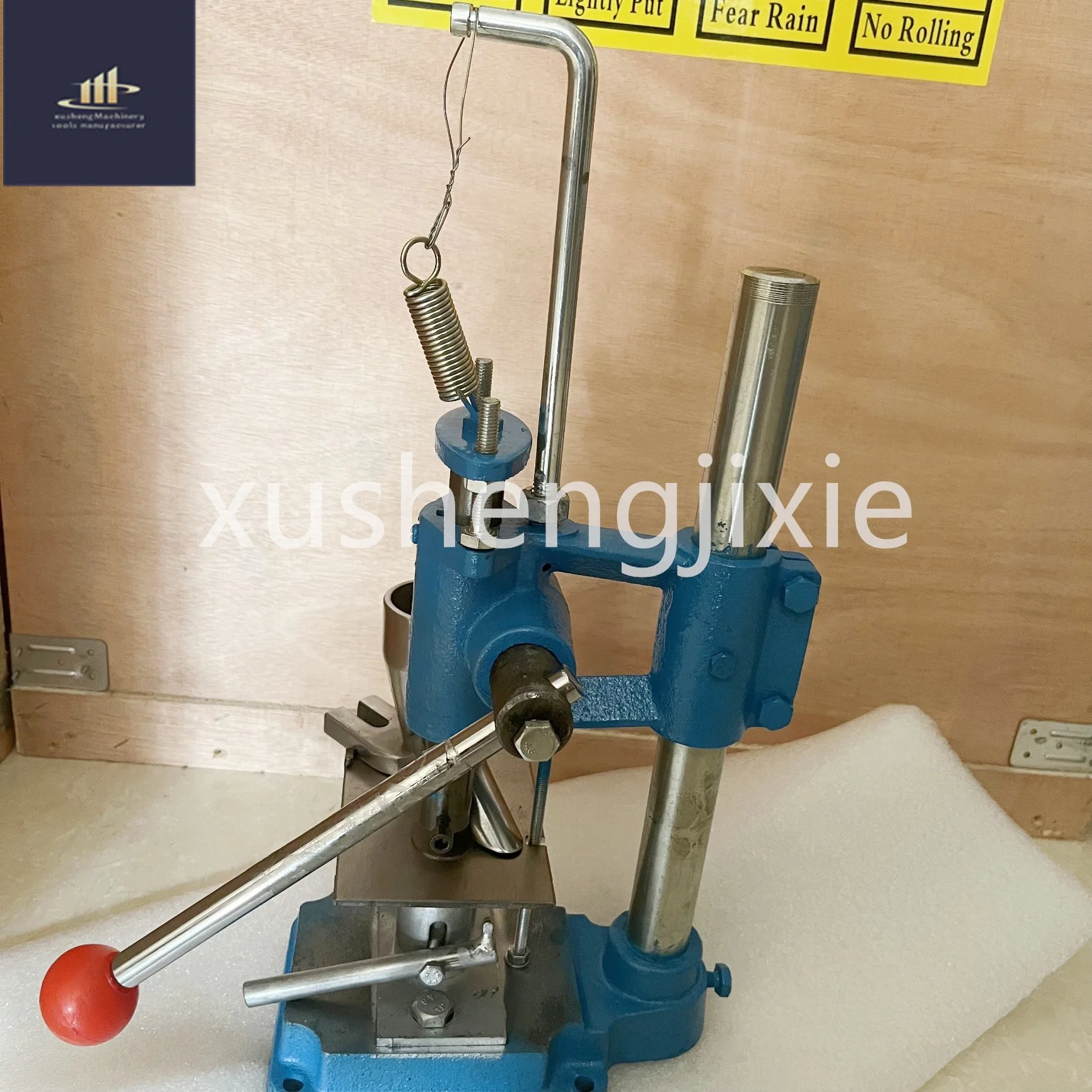 Blue Tdp-0 Manual Lab Pharmaceutical Tablet Press Machine