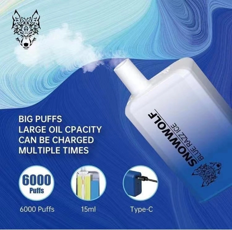 Comercio al por mayor I Vape Snowwolf 6000 inhalaciones de Vape Cigarrillo Electrónico Desechable Lápiz de Cera vaporizador