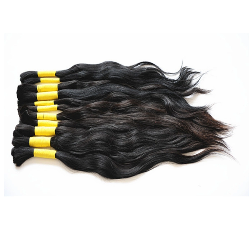 The Best of Quality Full Cuticle Soft Virgin Remy Bulk Hair Russian Slavic Human Hair Bulk 20-100cm Hair Extension