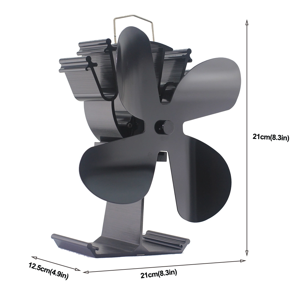 Excelente térmico del ventilador portátil alimentado de pellets estufa de leña chimenea ventiladores