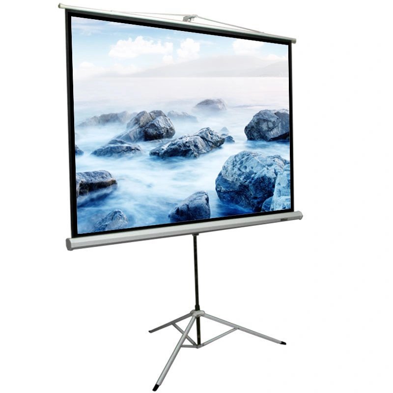 60"X60" Matte White Tripod Projection Screens with Good Quality