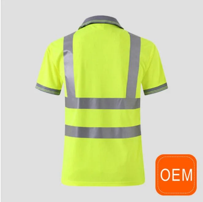 OEM Security Guard Hi Vis Vest with Pockets, Construction Safety Vest