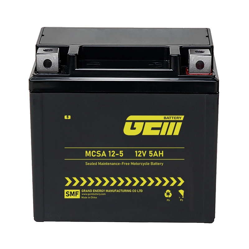 GEM Battery 12V 5ah SLA/VRLA storage Motorcycle-Battery for Motor Bike/Bicycle/Scooter/ATV/ Electric-vehicle-Power-Generator Engine Starter pictures