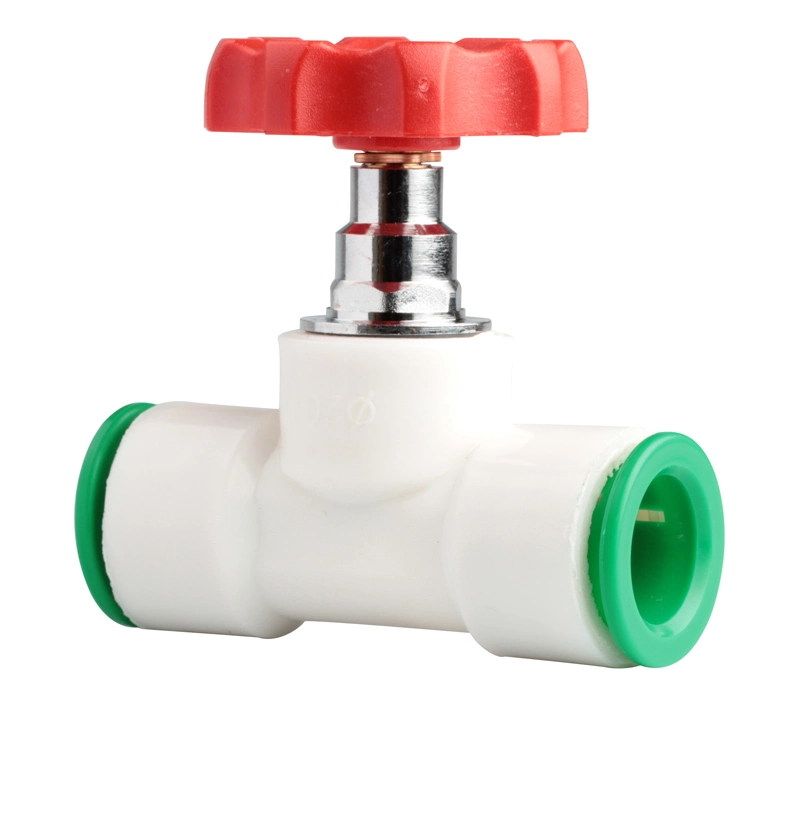 Xhnotion Pneumatic 20mm, 25mm, 32mm Main Line Quick Connect PPR Fitting Ball Valve