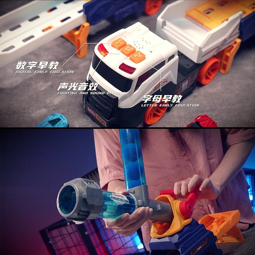 سيارات catapult Toys نقل شاحنة الألعاب مع الرصاص الناعم