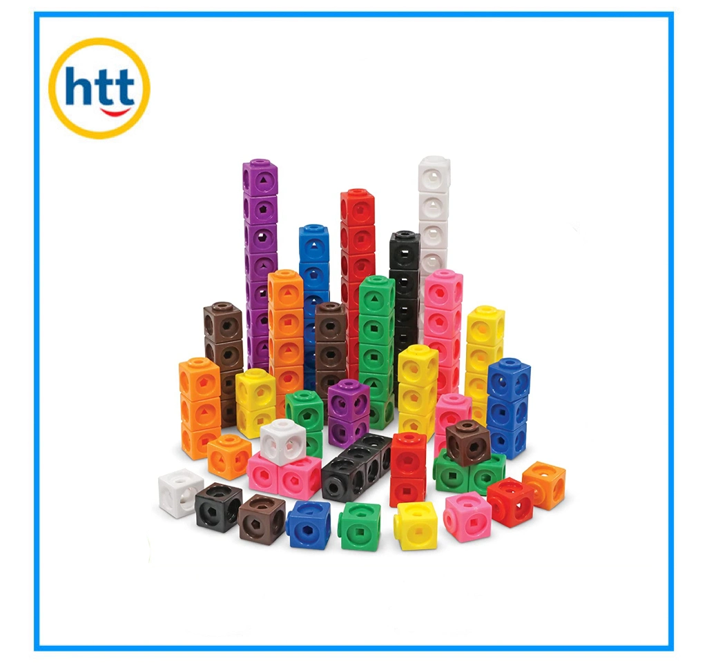 Linking Cubes Kids Educational Toy (10 Colors mixed 100PCS)