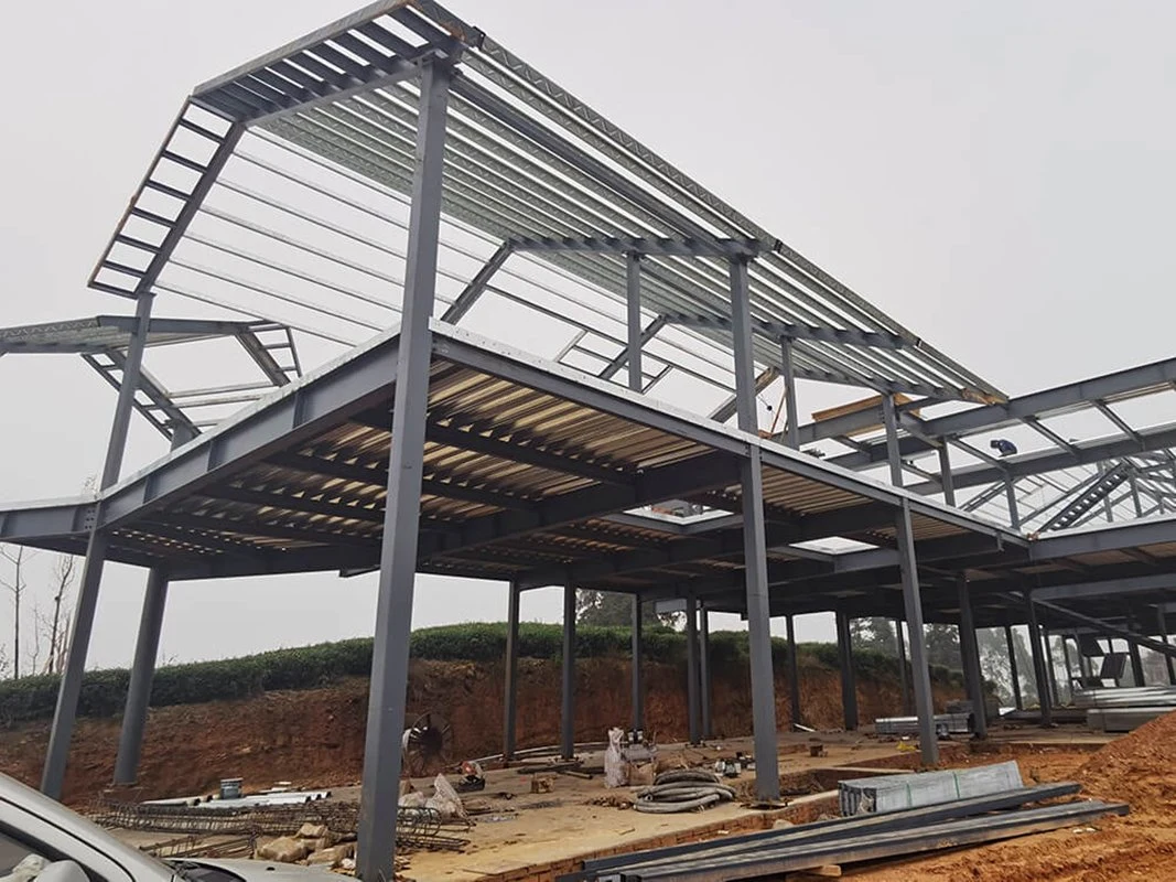 Metal Steel Structure Warehouse Frame Construction by Kxd-668