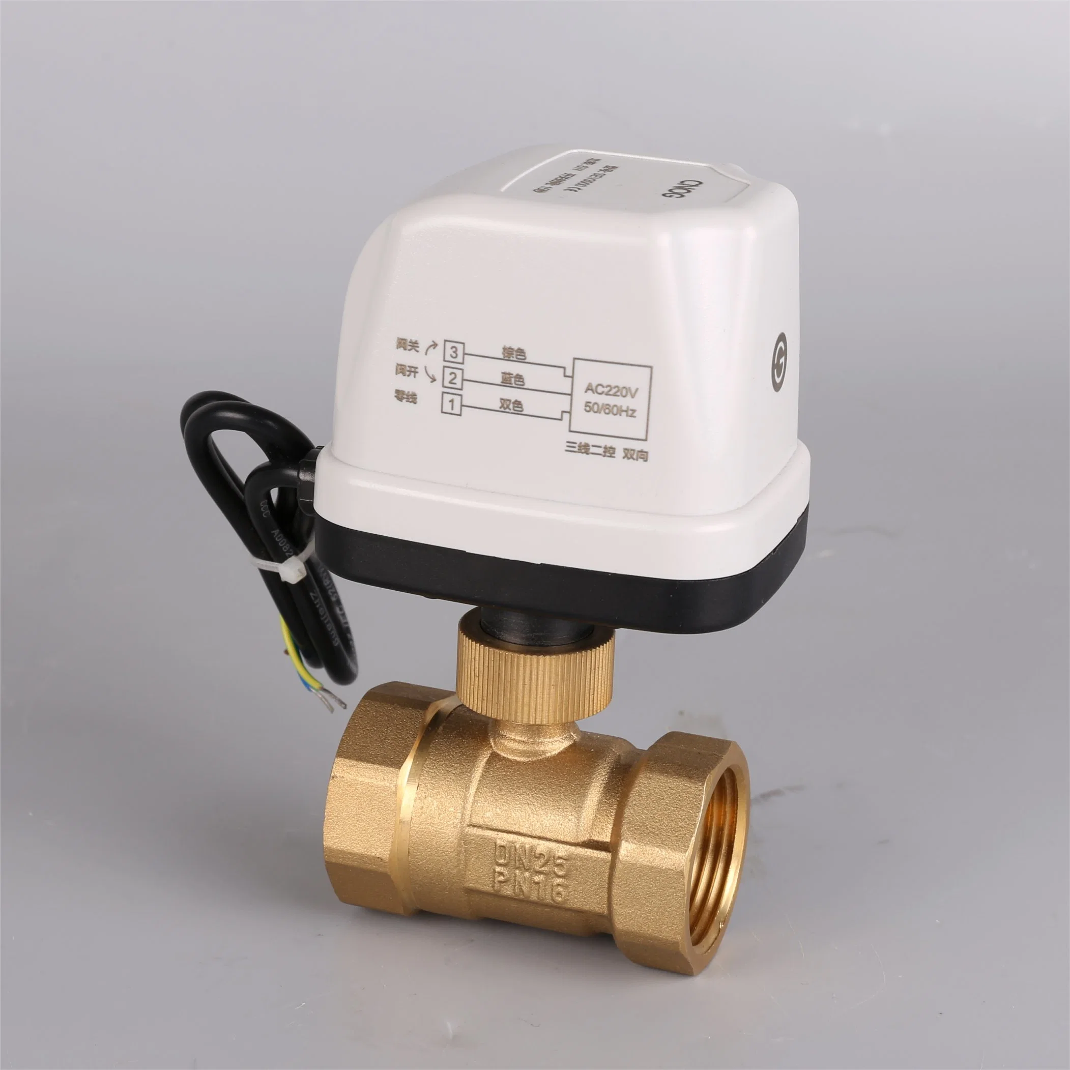 Ogq30 Electric Ball Valve with AC220V Three-Wire and Two-Control