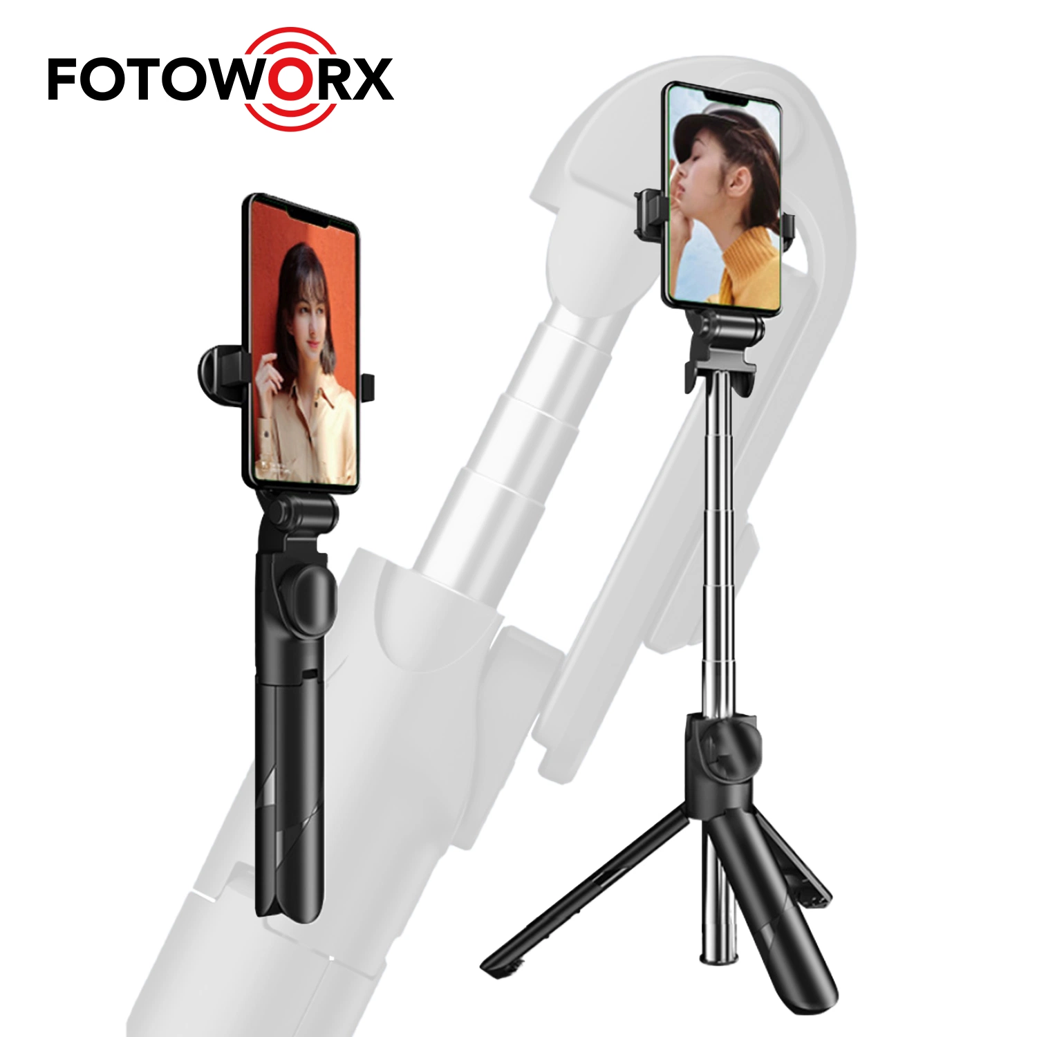 Selfie Stick Trípode Compatible con todos los teléfonos móviles