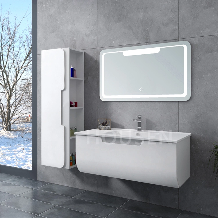 Morden Bathroom Vanity Wash Basin Cabinets Bathroom Wall Mounted MDF Wooden and PVC Furniturebathroom Cabinet