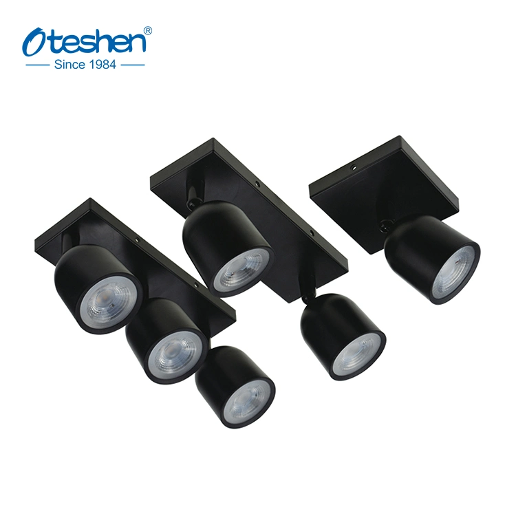 Oteshen bon prix Double Heads piste LED réglable à 360 degrés Plafonnier