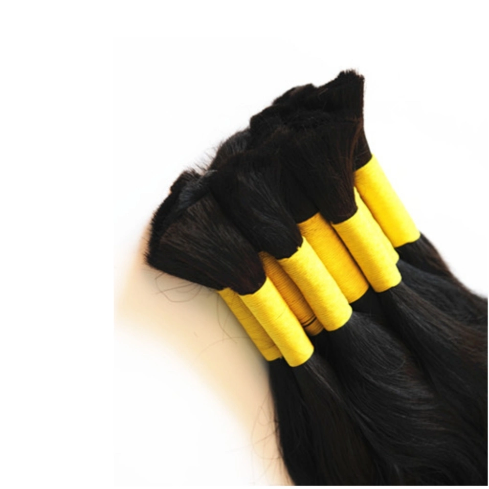 The Best of Quality Full Cuticle Soft Virgin Remy Bulk Hair Russian Slavic Human Hair Bulk 20-100cm Hair Extension