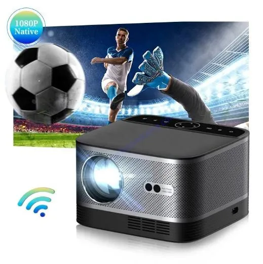 Foreign Trade Hot Sale Wholesale Yi-885 1080P Upright LED-LCD Android Multi-Function Projector LED Projector