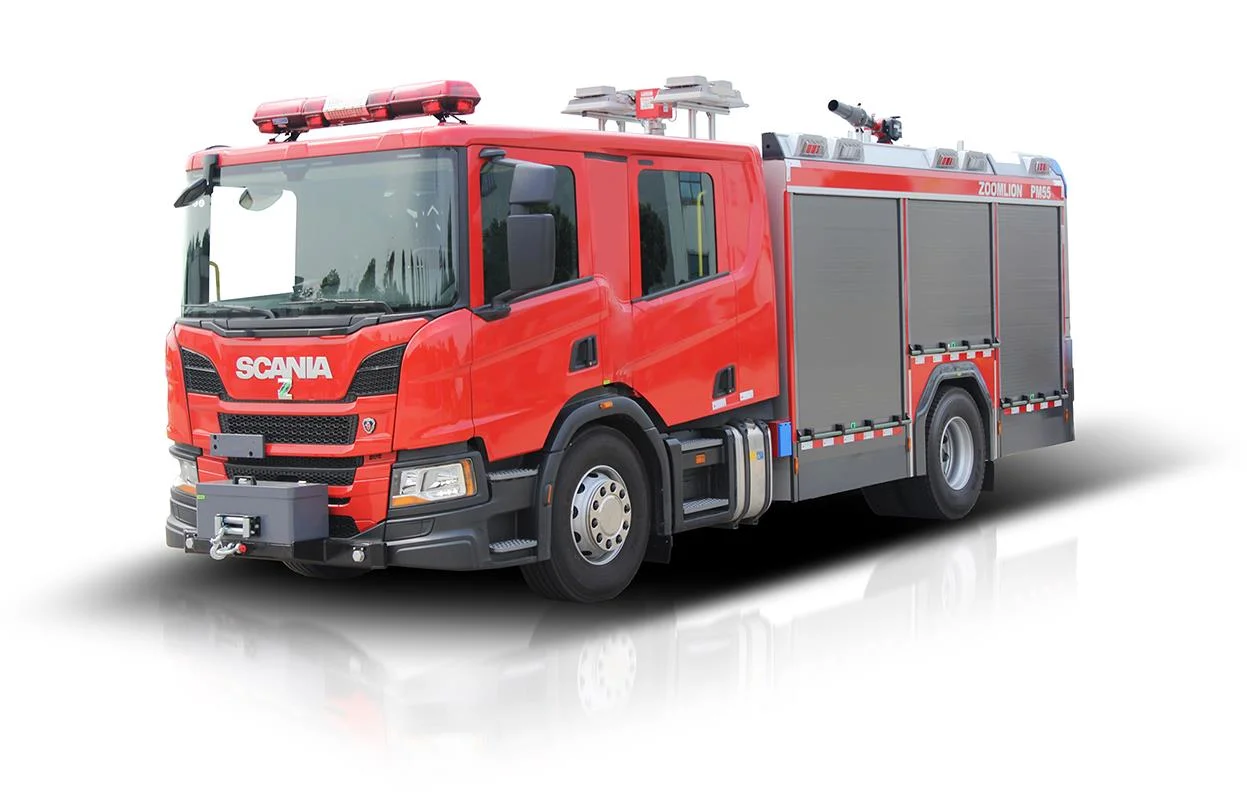 Maquinaria de lucha contra incendios para Scania PM55 Zoomlion Zlf5191gxfpm55/Zlf5191gxfsg55 tanque de agua de espuma Camión de bomberos