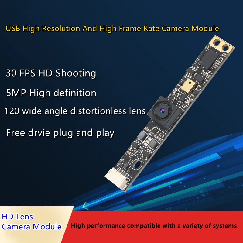 Ov5648 Sensor 5MP HD Face Recognition&Vivo Detection USB Camera Module