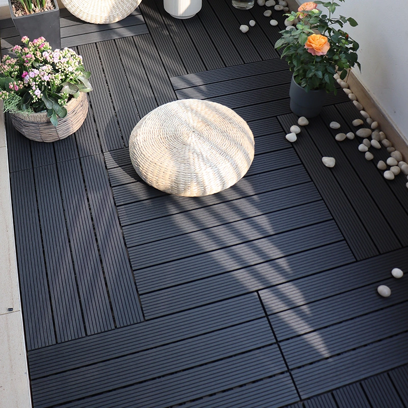 New Technology Crack-Resistant 3D Embossed Composite Plank Exterior Outdoor Flooring WPC Decking