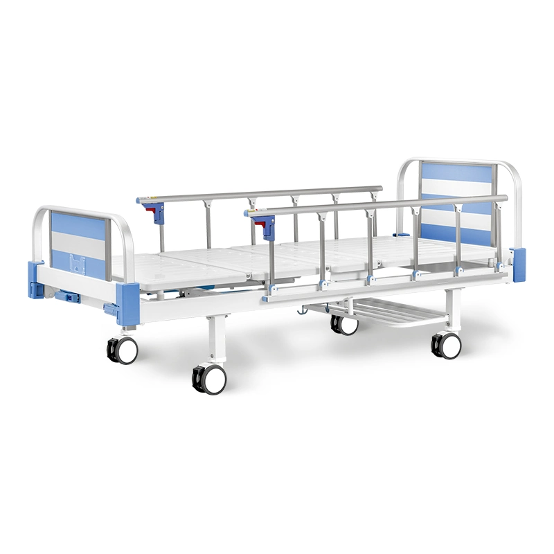 T2K ICU Movable Medical Functions Bed with Metal Side Rails