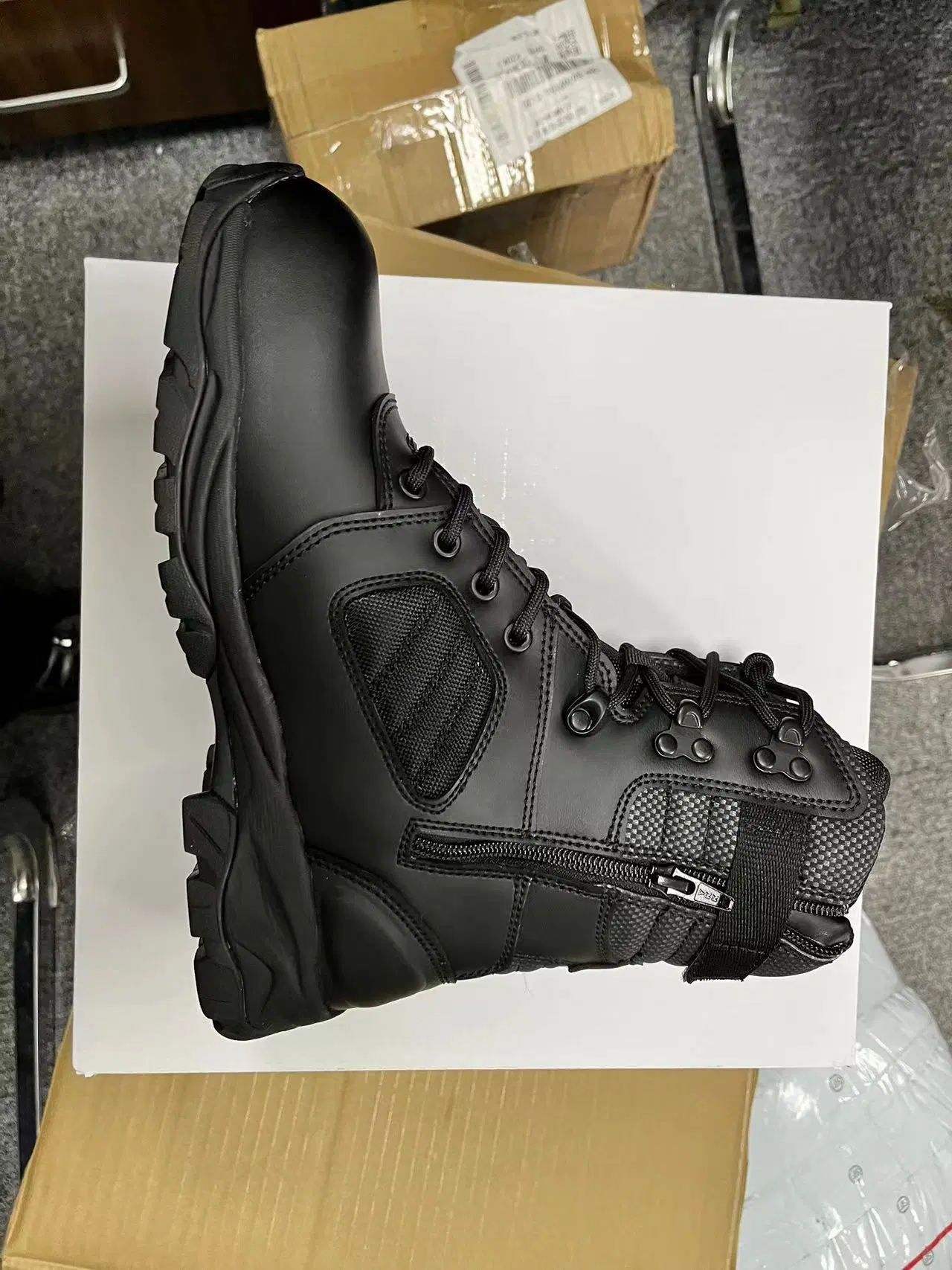 Mugnam Tactical Black Pure Leather High quality/High cost performance Boots