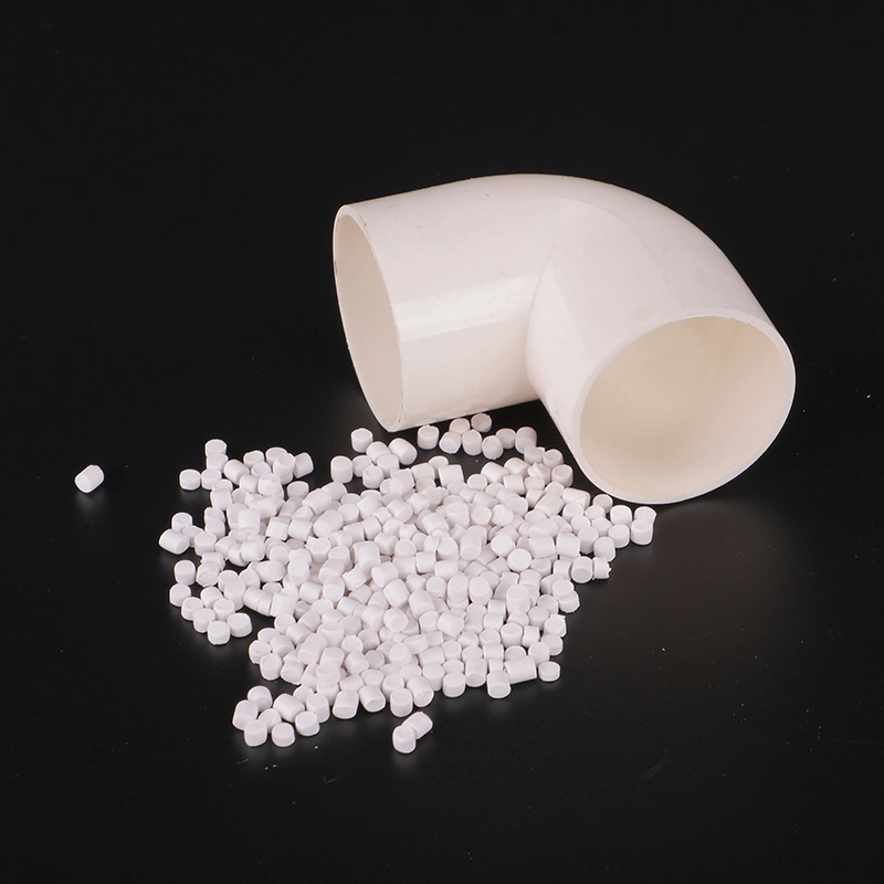 Best Quality Thin Wall Soundproof MD/HD UV Resistant Rigid Grey and White PVC Granules for Pipes Fittings