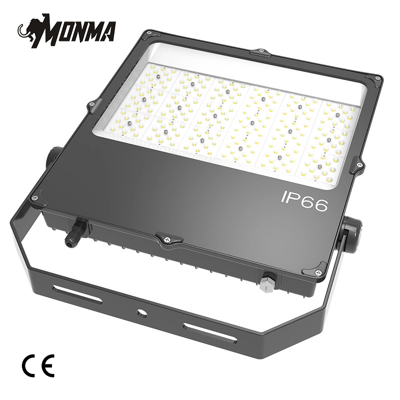 Projecteur à LED 240 W extérieur 28000lm 5000K éclairage extérieur commercial pour les terrains de sport, entrée 100-277 V IP65 projecteur extérieur étanche