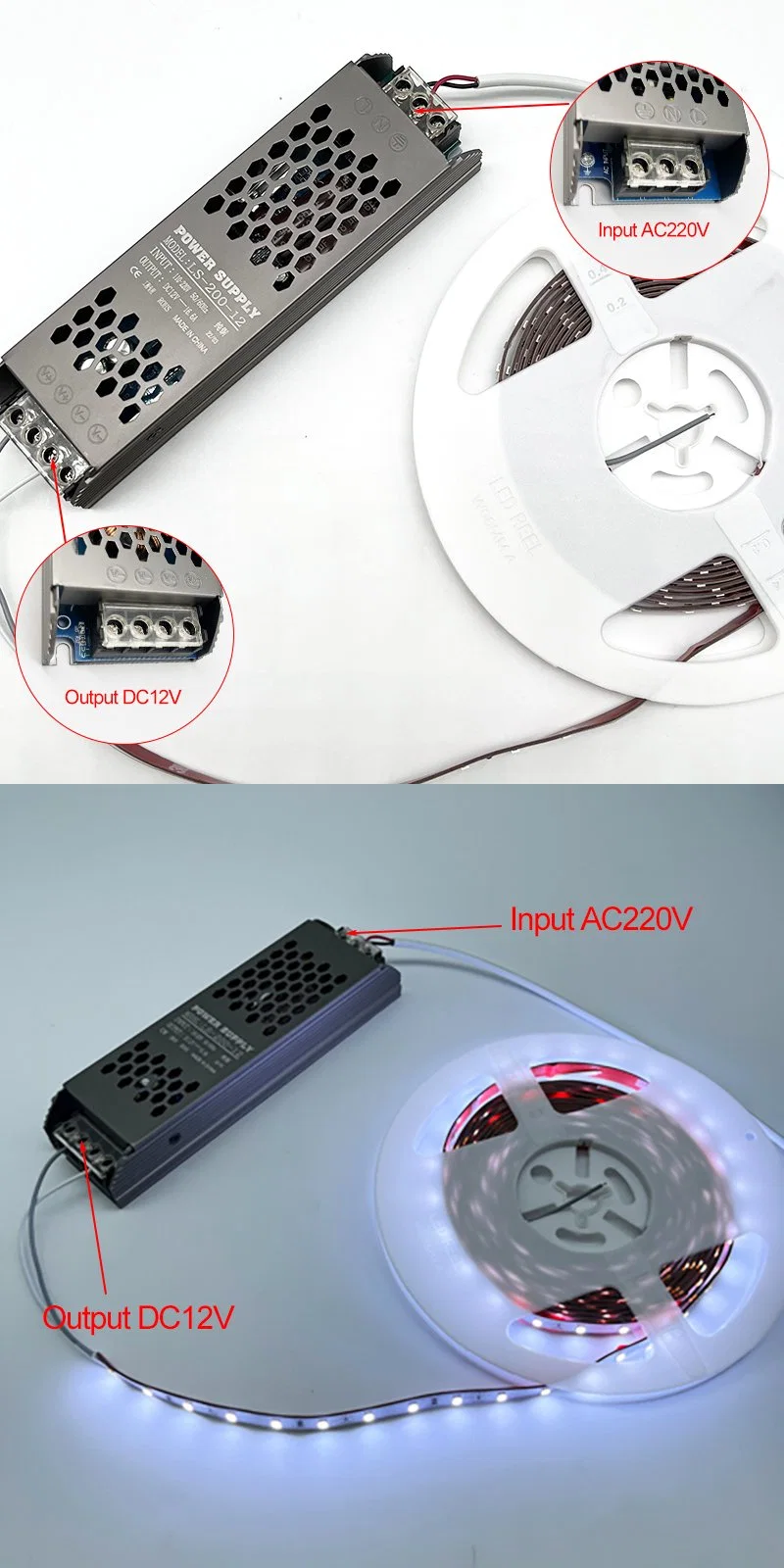 400W 12V 24V DC Switching Power Supply 5A 8A 10A 15A 20A LED Power Supply for LED Strip