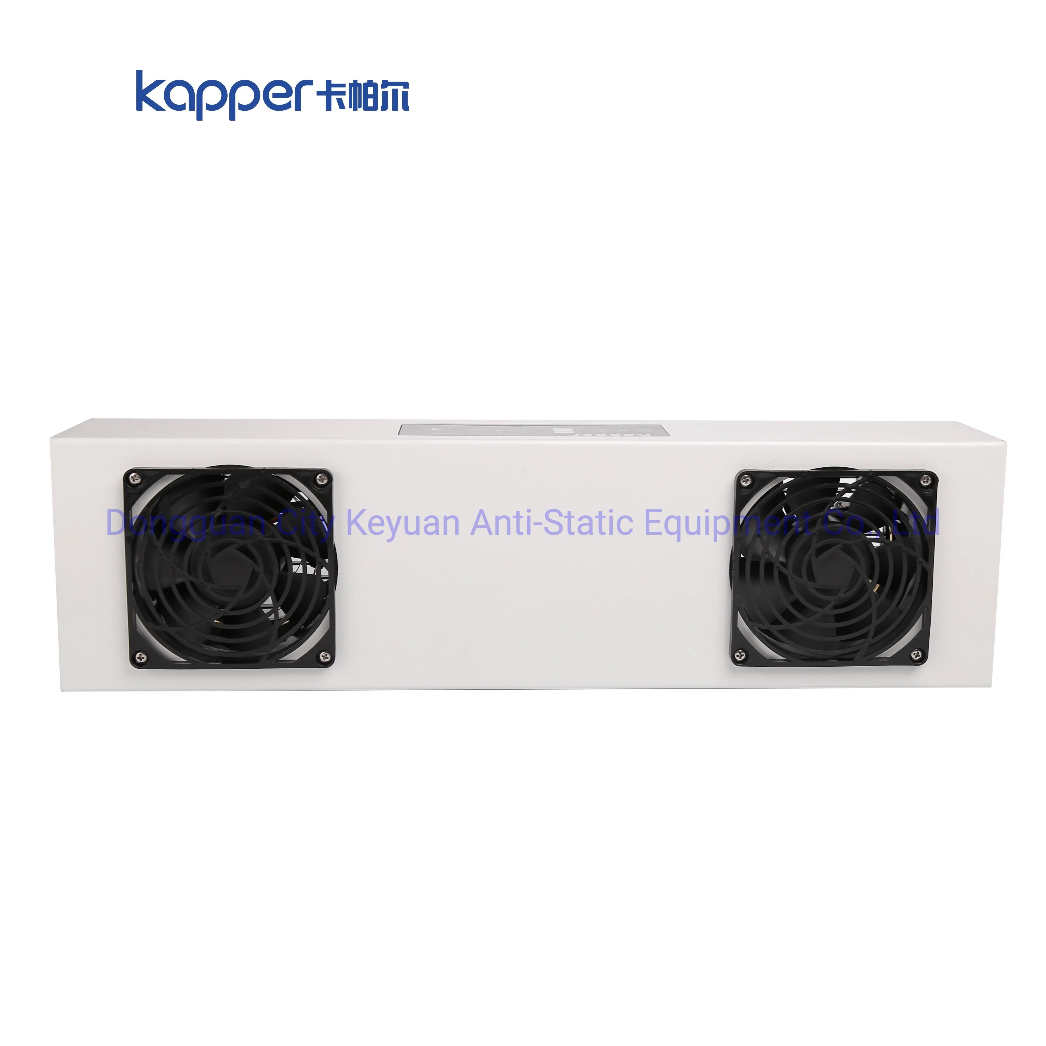 Kapper Clean Room LED Display Anti Static Overhead 2-Fans Ionzing Blower Static Discharge