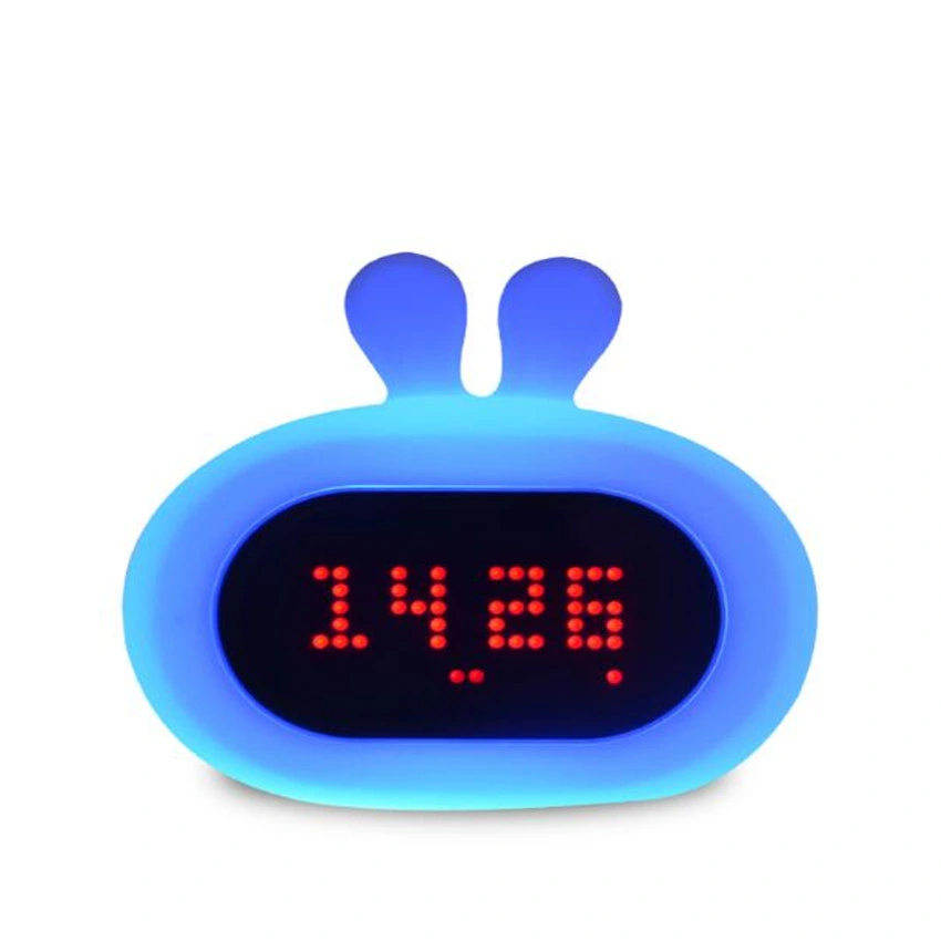 Desk Table LED Smart Night Light Decorative Digital LED Lamp Alarm Clock