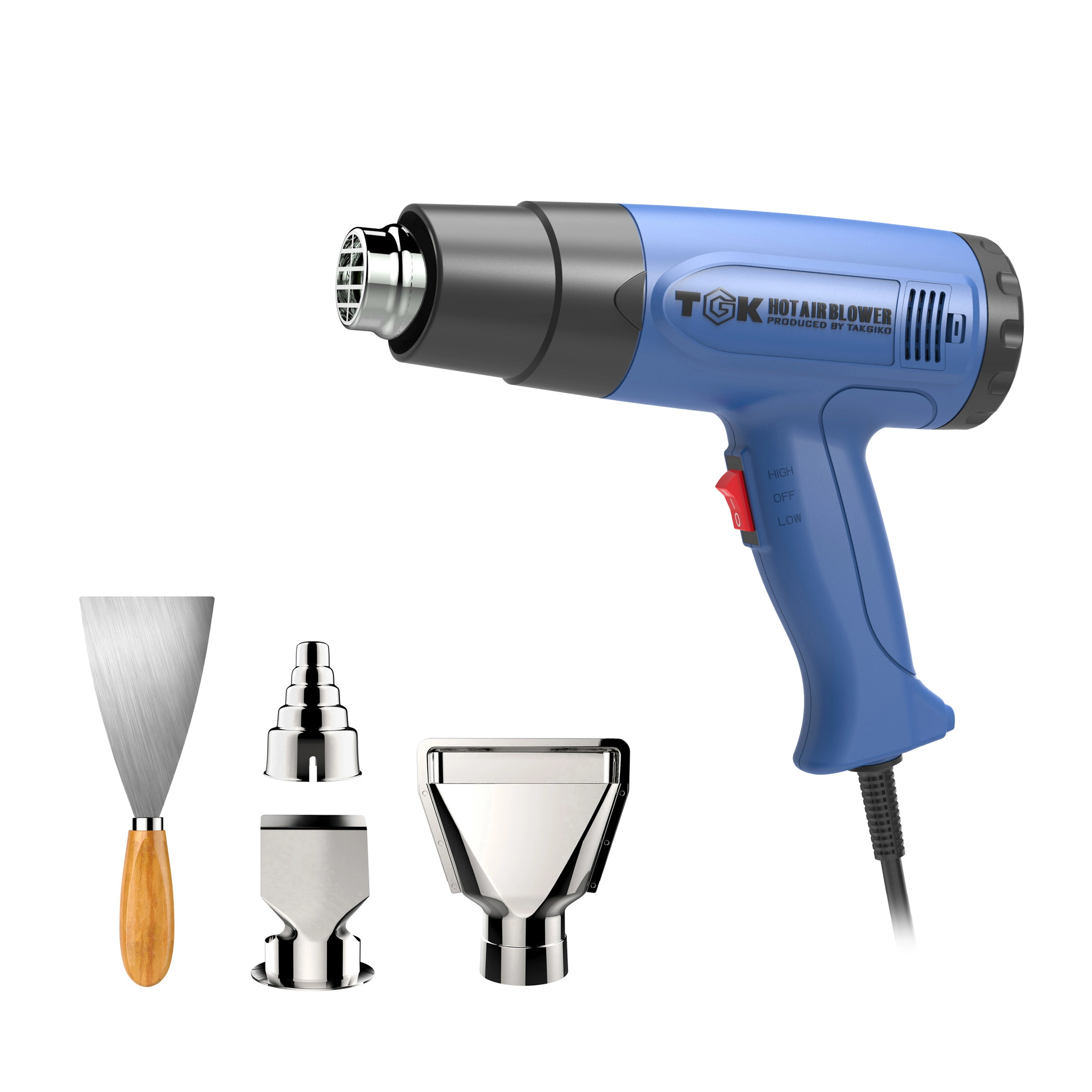 Power Tools 1800W Portable Multi Purpose Hot Air Heat Gun for Remove Self-Adhesive Stickers Hg6618