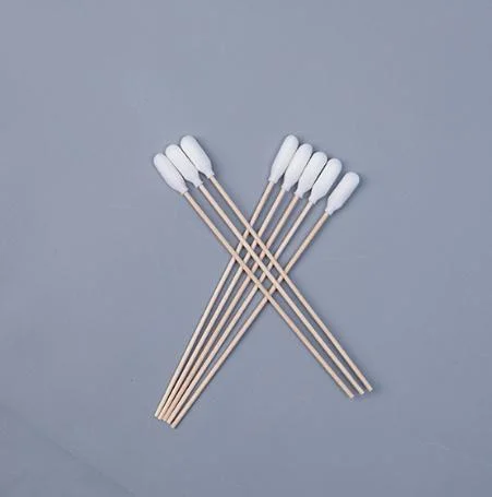 High Quality Disposable Wooden Cotton Bud Swab