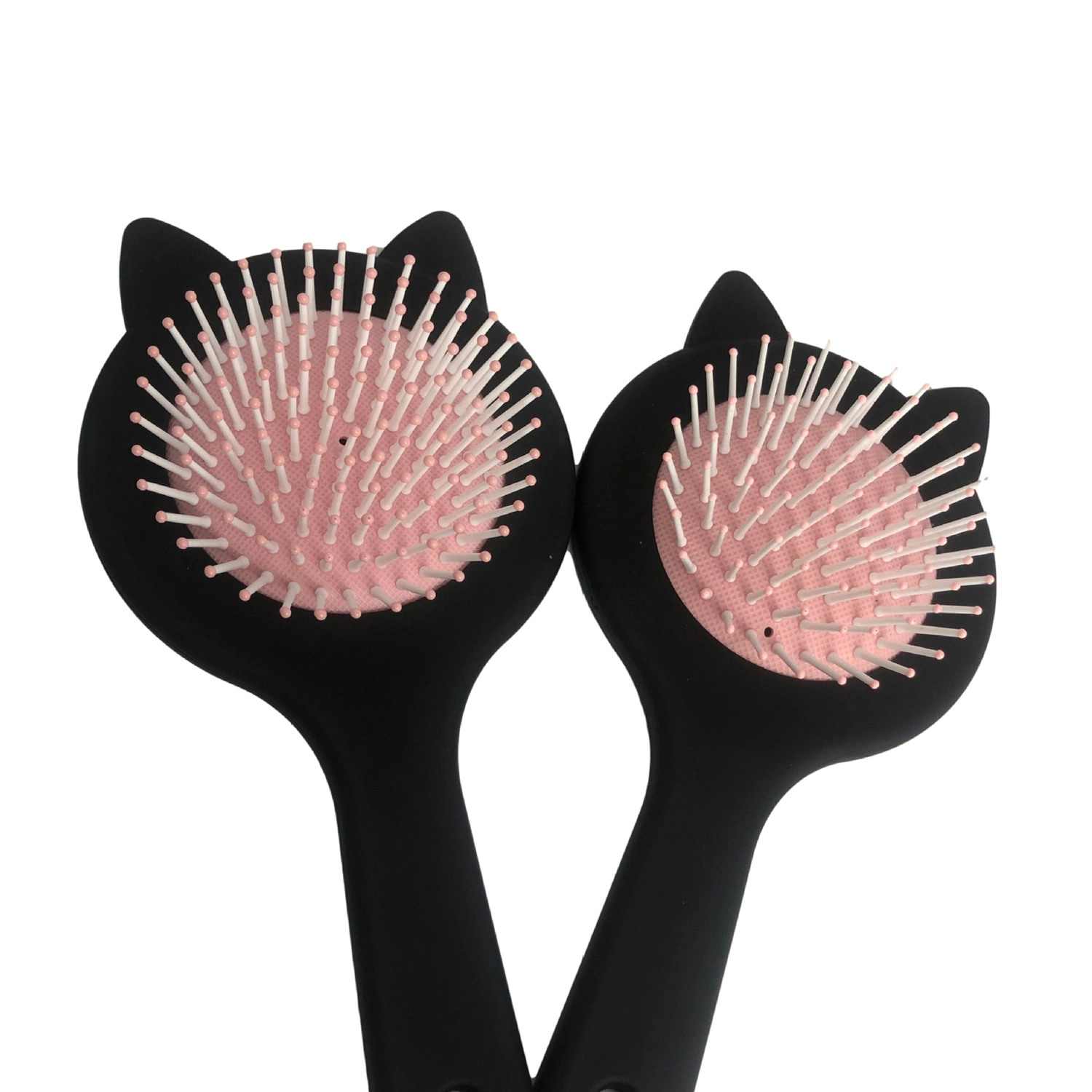 Beautichen New Fashion Black Cute Cat Paddle Plastic Beauty Hair Care Equipment Personally Hair Styling Tt Hair Brush