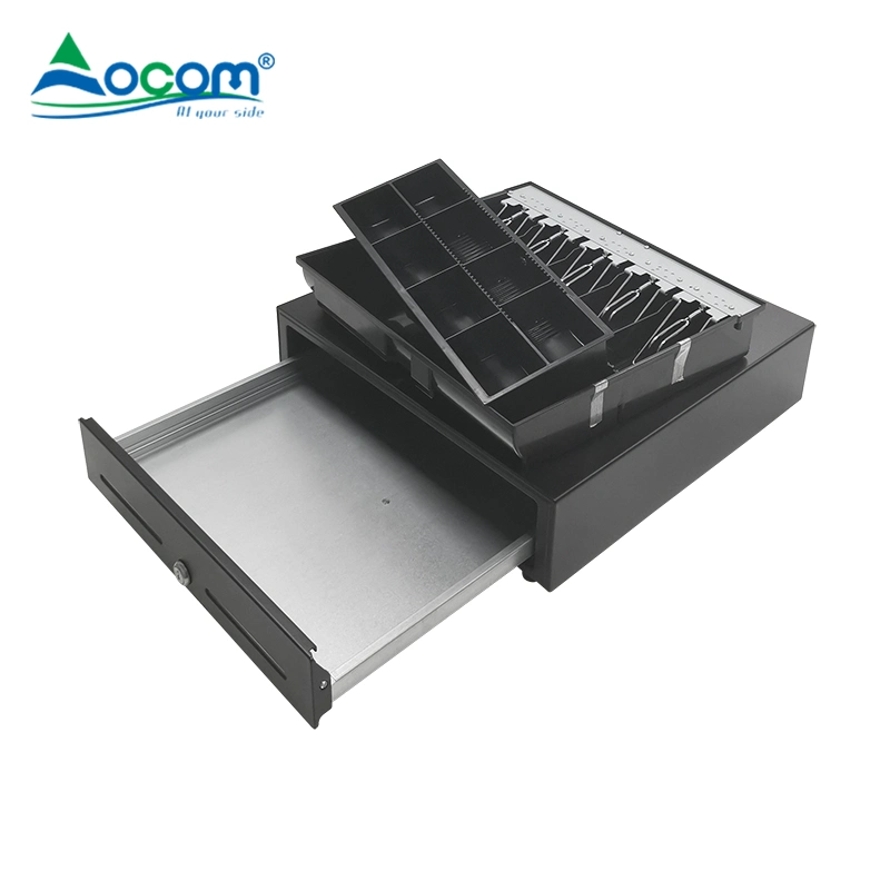 Removable Cash Drawer High Impact ABS Plastic Two Check Port Metal Drawer