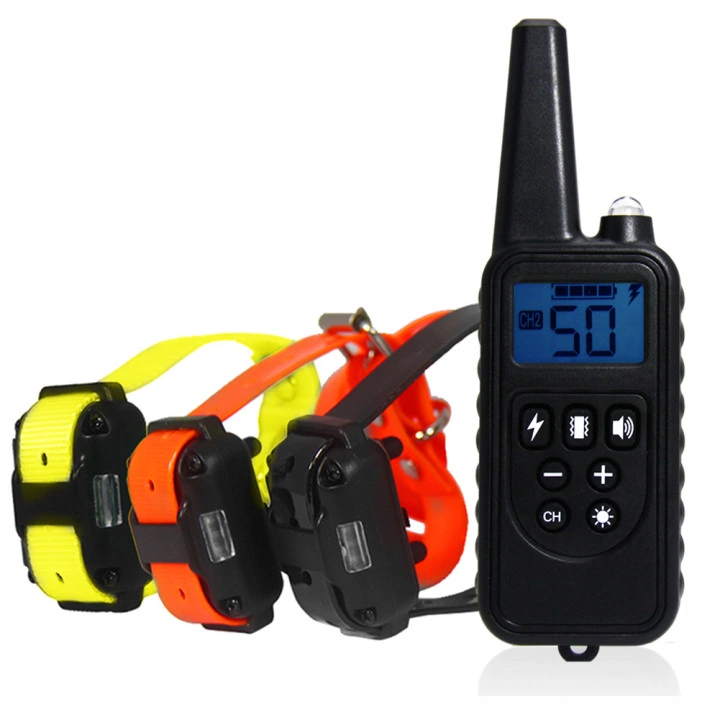 Waterproof Electronic Rechargeable Static Shock Vibrating Remote Control Pet Dog Training Collar Pet Accessories