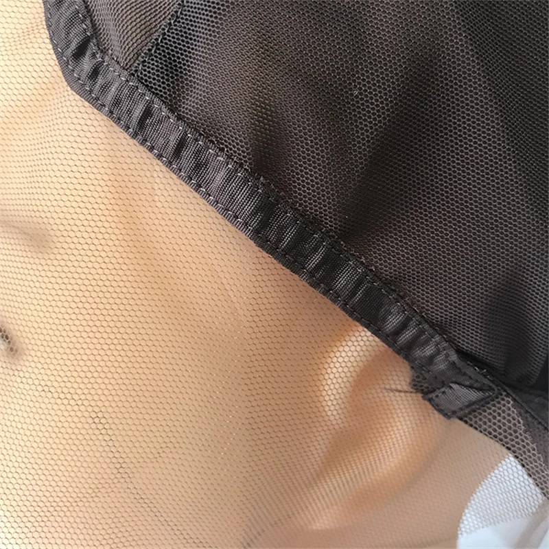 Pour la fabrication de perruques Wig Caps Full Lace Wig tissage Pac Machine de base de maille fait extensible de taille moyenne avec Net de la sangle réglable