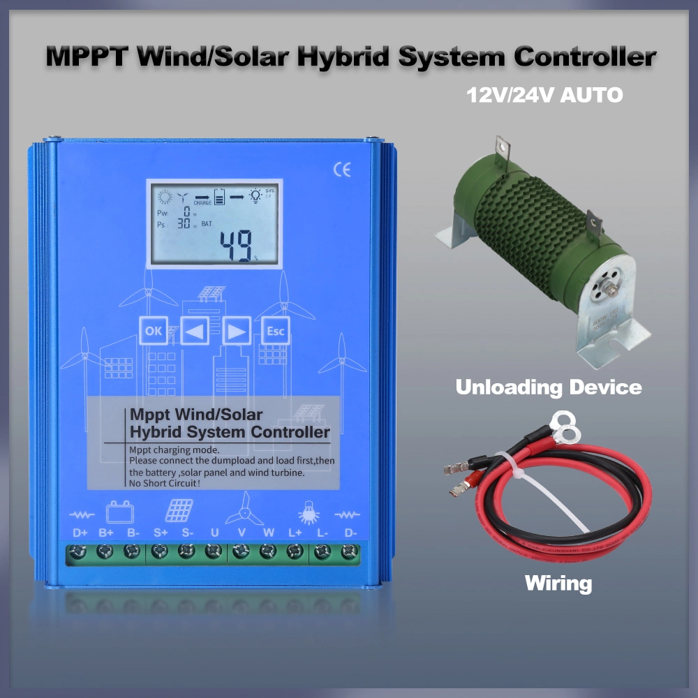 Smaraad MPPT 1000W 12V Wind- und Solar-Hybrid-Controller Startseite Verwenden