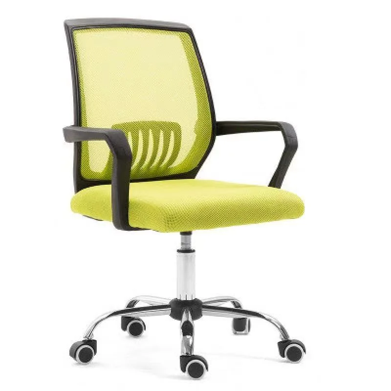 Factory OEM/ODM Industrial Modern Electroplating Metal Swivel Mesh Office Chair