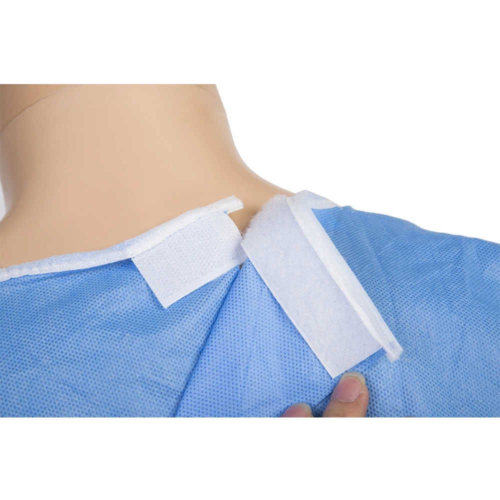 Medical SMS Nonwoven Disposable Protective Wholesale/Supplier Supplies Sterilized Hospital Operating Gown