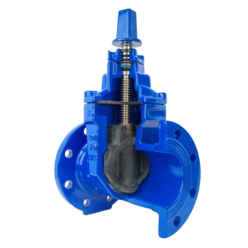 Non Rising Stem Resilient Seated ANSI Standard Gate Valve CE Approval