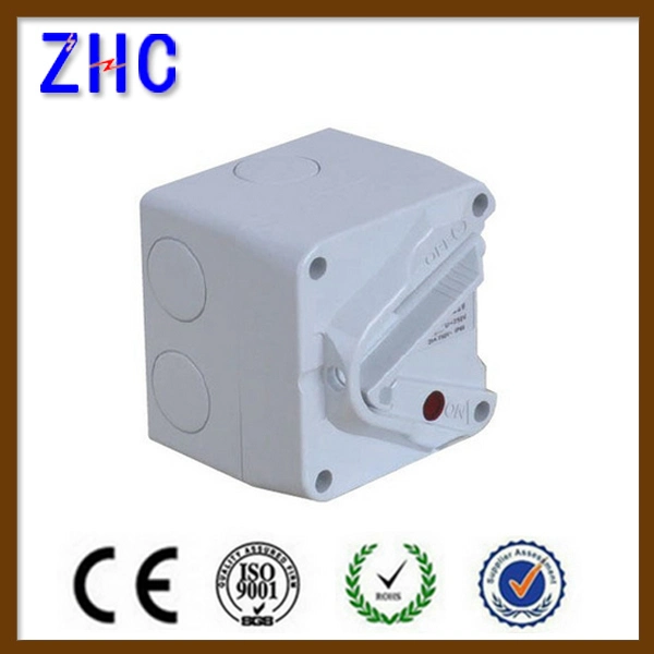 1 Pole 15 AMP IP66 Waterproof Electrical Power Isolating Switch