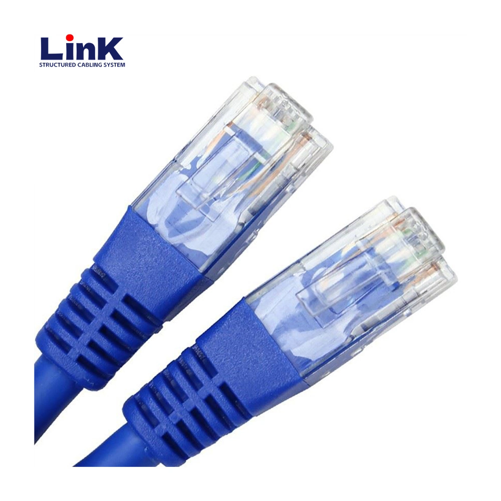 RJ45 Connector Cat5e CAT6A Network S/FTP Patch Cord LAN Cable Bare Copper PVC Shielded Network